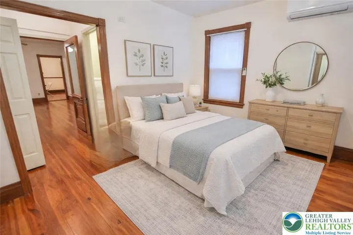 VIRTUALLY STAGED - first floor guest bedroom