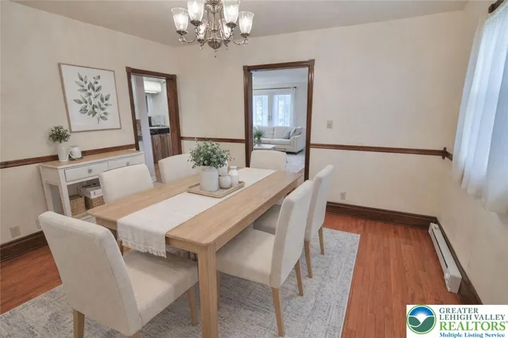 VIRTUALLY STAGED - Dining Room