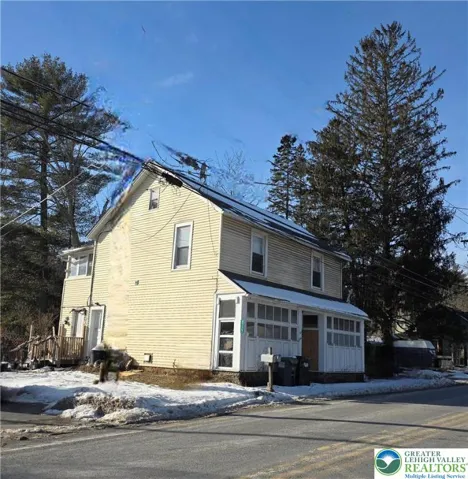 Front and side of house
