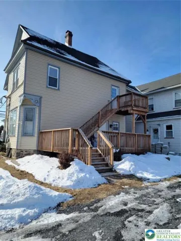 Entrance from parking area