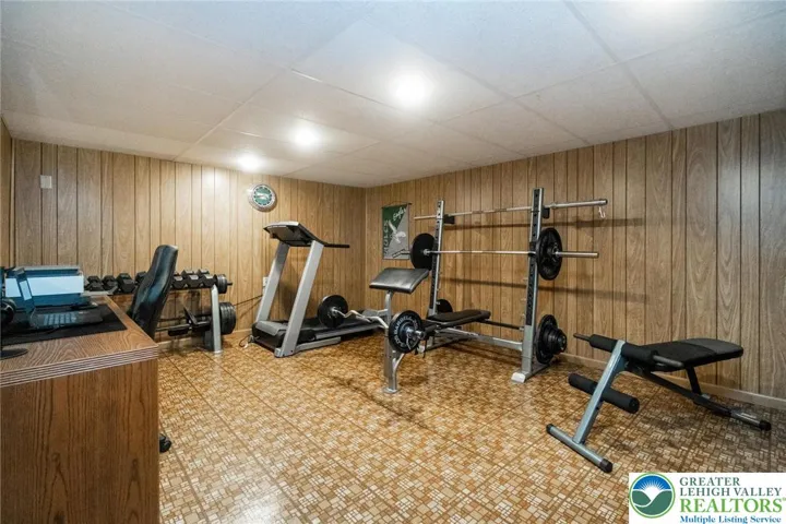 Office/fitness area