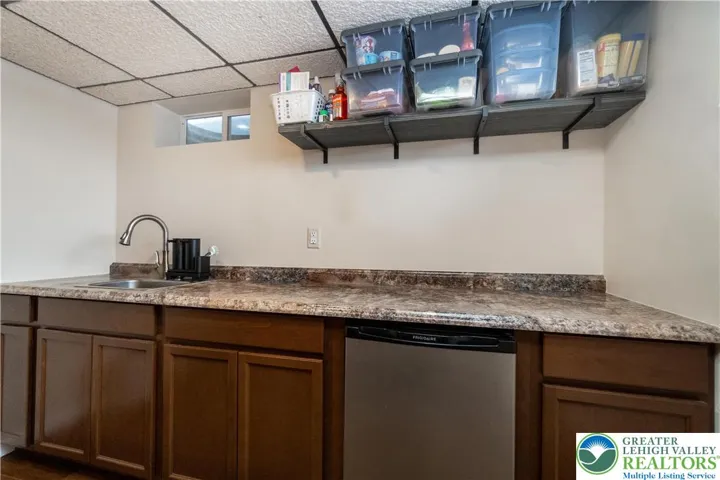 Kitchenette in lower level