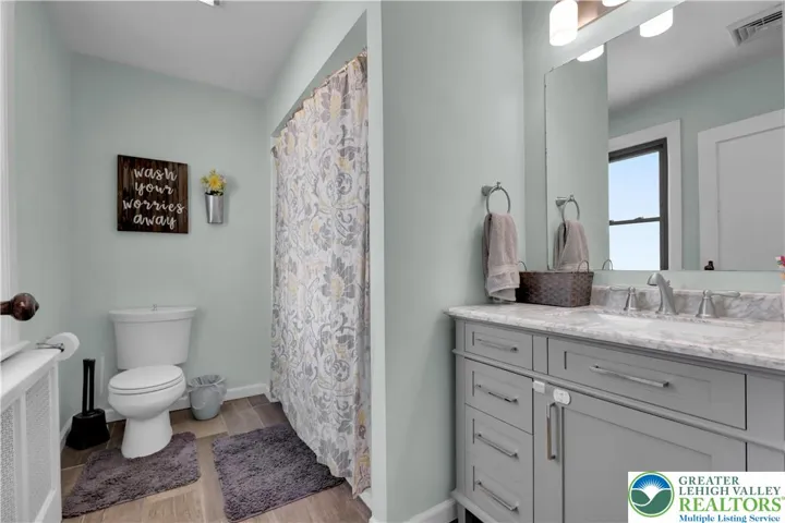 Full bath is updated