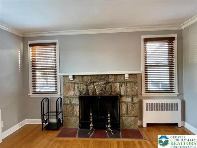 Family Room - Wood Burning Fireplace