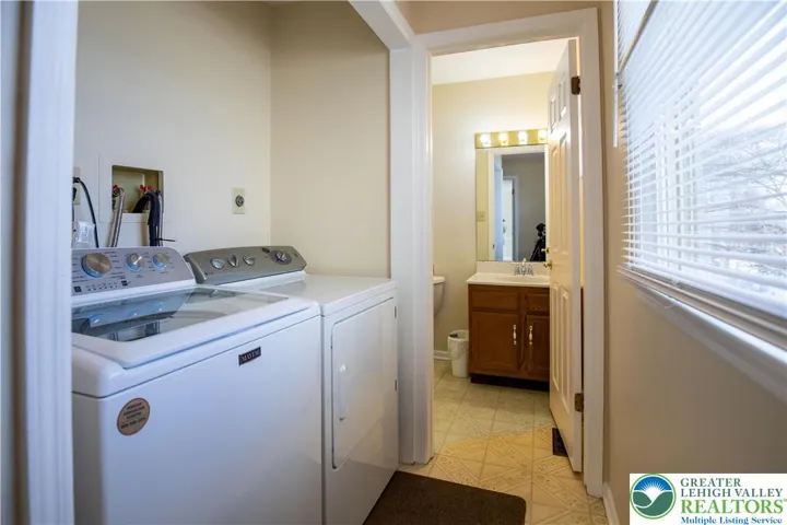Washer and dryer included