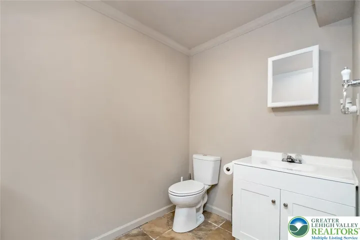 Half Bath. Lower Level.