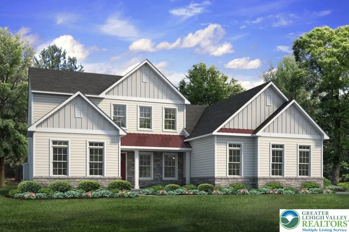 Sienna Farmhouse Elevation Rendering