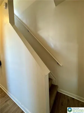 Steps to third floor