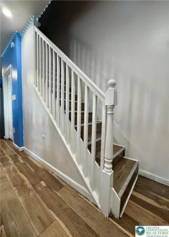 Stairs to second level