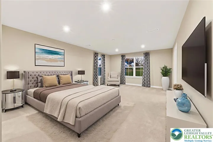 Virtually staged to show potential.