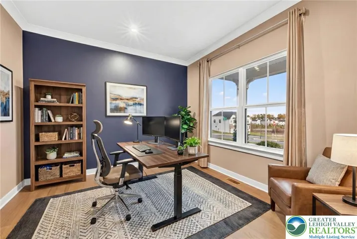 Virtually staged to show potential.