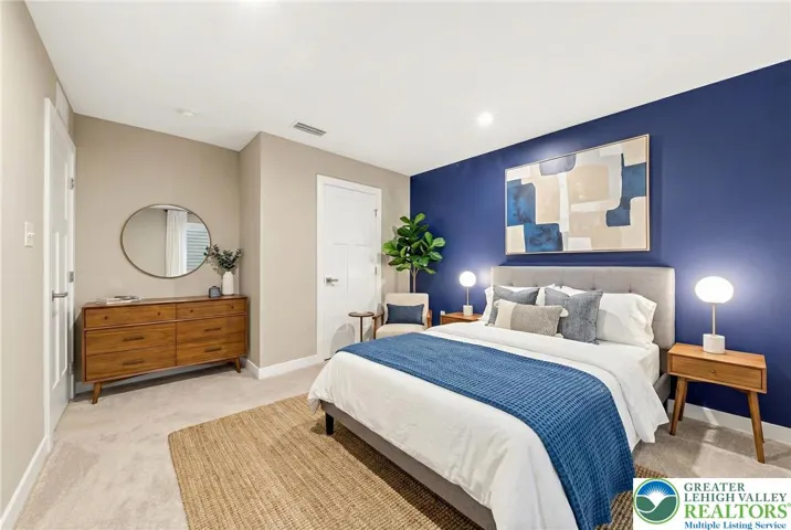 Virtually staged to show potential.