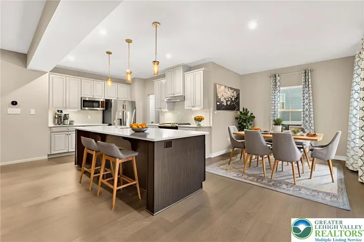 Virtually staged to show potential.