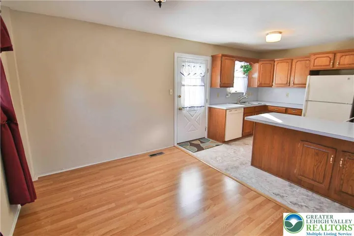 Open dining area to the Kitchen