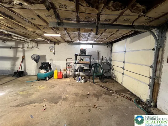 built in garage