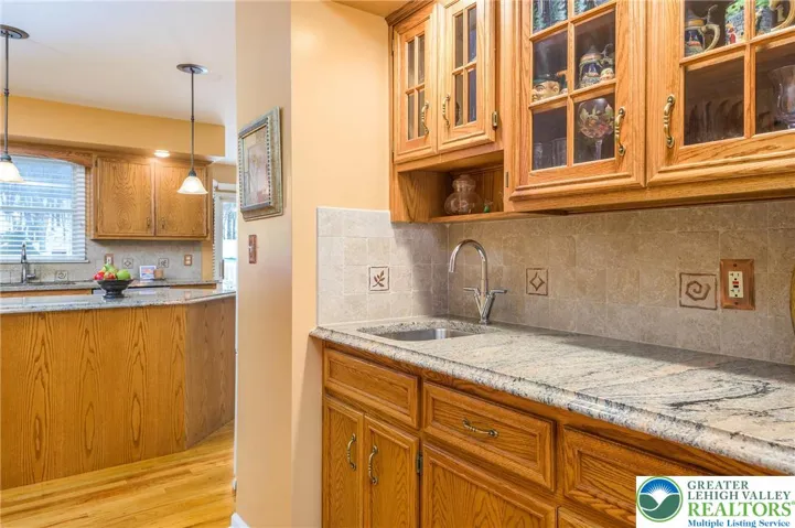 Sweet butler's pantry.  It also serves as a convenient bar area.