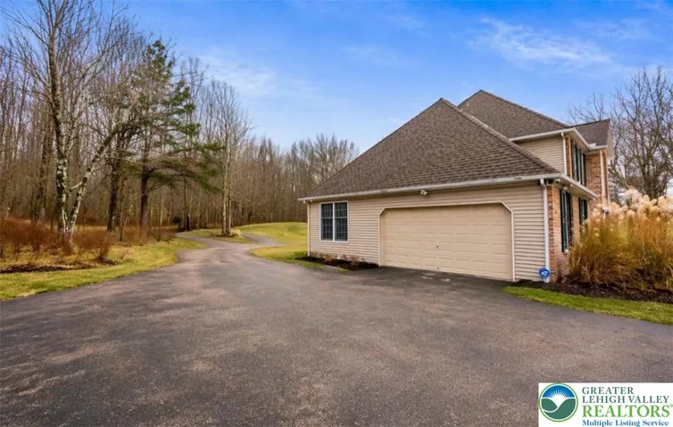 Two-car garage and great additional parking space.