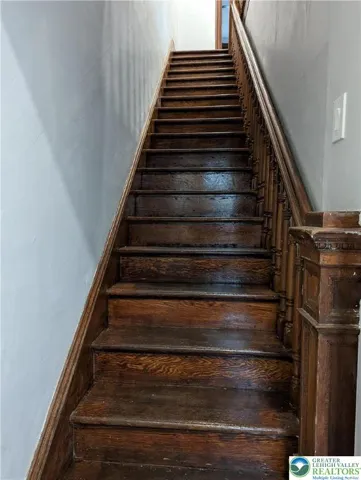 Stairs to Unit 2.
