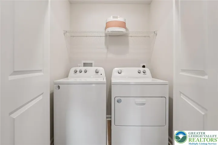Laundry area on 2nd floor. Washer/Dryer included.