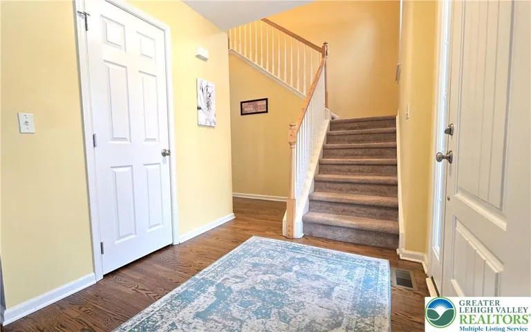 Hardwood Flooring in Foyer