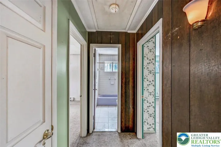 Hall w/ Pull Down Attic Access
