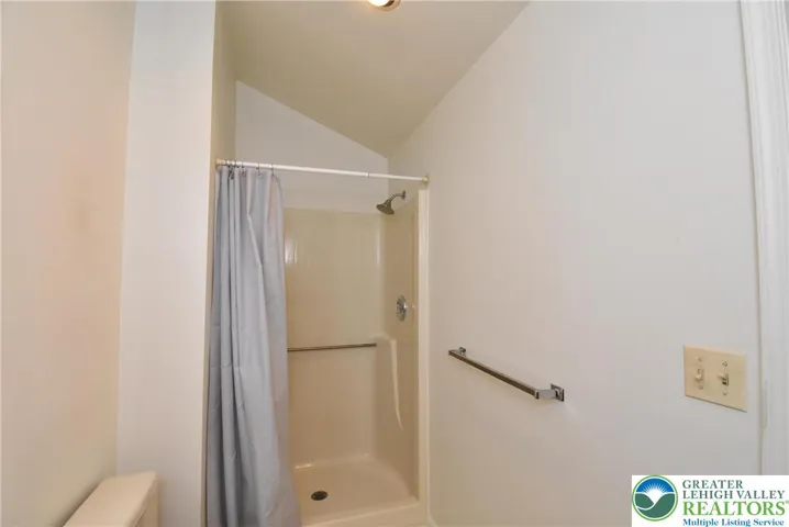 Primary Bath with dual vanity sinks and shower