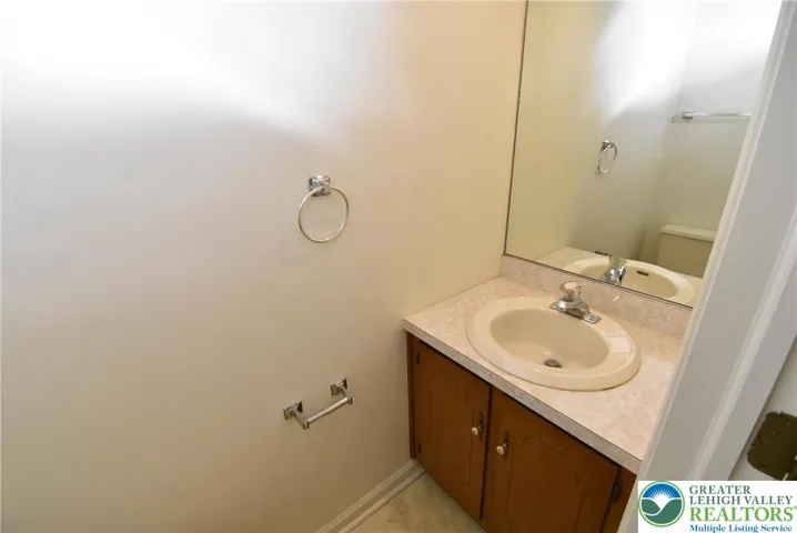 Half Bath on 1st Floor