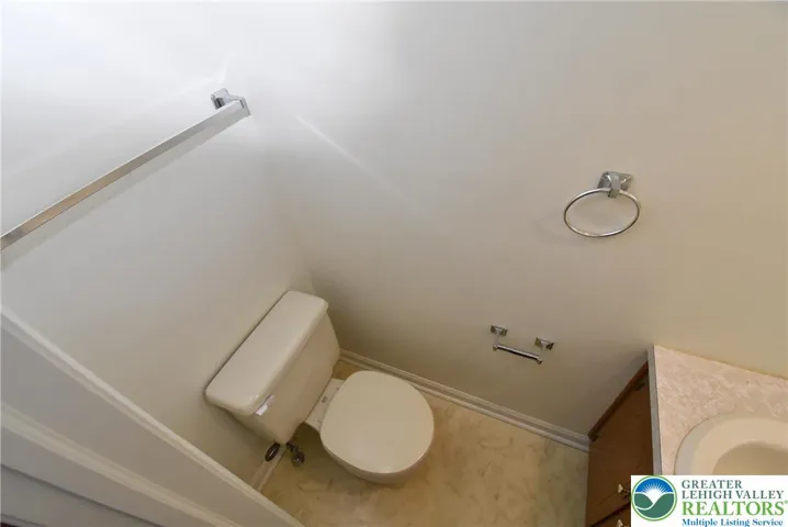 Half Bath on 1st Floor