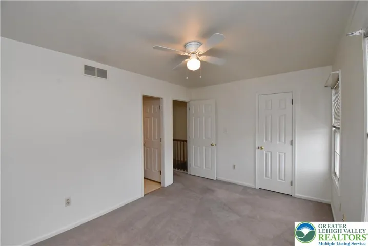 2nd Bedroom has Walk-in closet on right