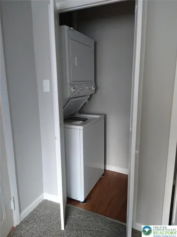 Laundry Closet in Bedroom