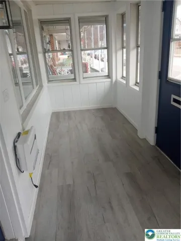 Enclosed heated porch/sunroom