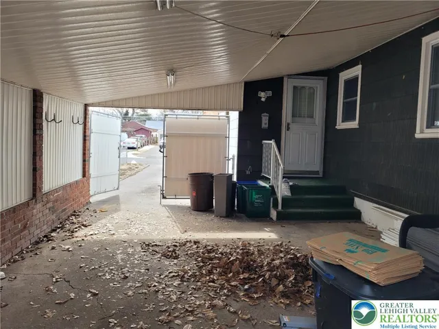 Carport view back to front w/backdoor