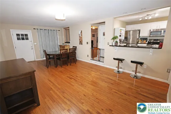 Eating area and family room