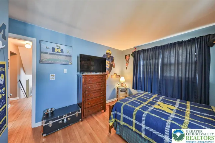 Bedroom 2 with Hardwood Flooring