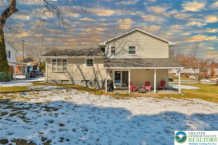 Back Yard With Covered Patio
