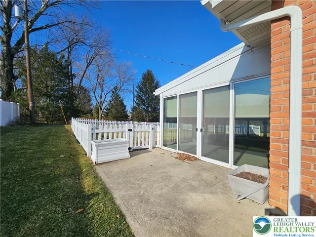 Concrete patio