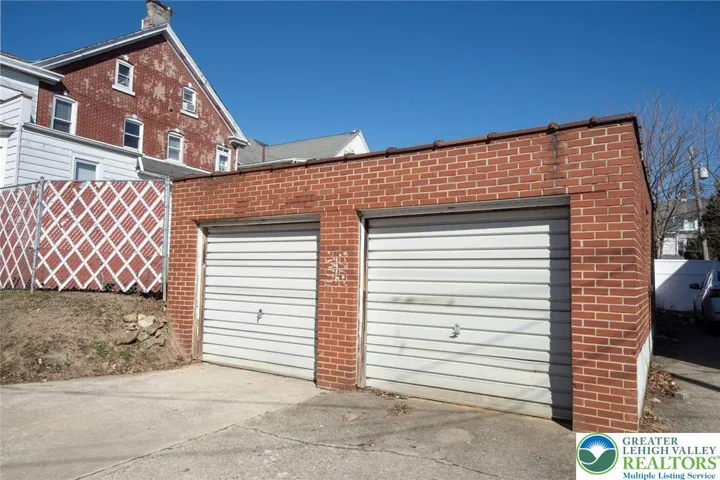 2 car detached garages are an extra bonus