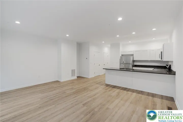 Model photos of townhomes.