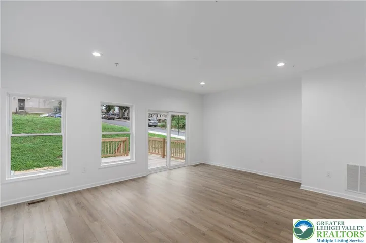 Model photos of townhomes.