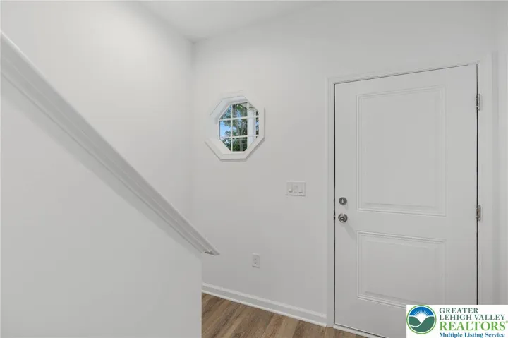 Model photos of townhomes.