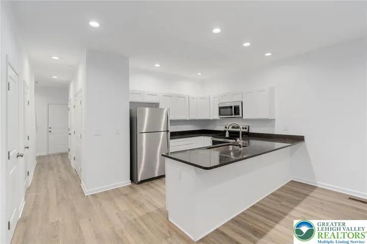 Model photos of townhomes.