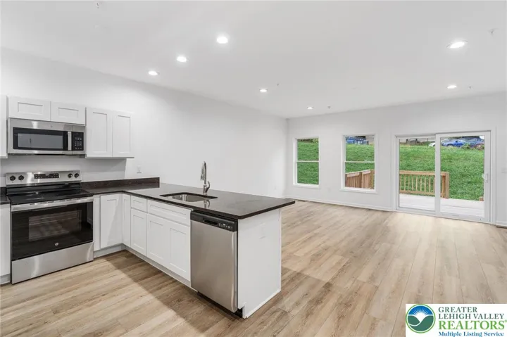 Model photos of townhomes.