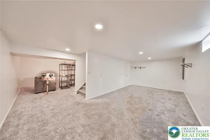 Additional Finished Space to Left - Possible Playroom or Gym