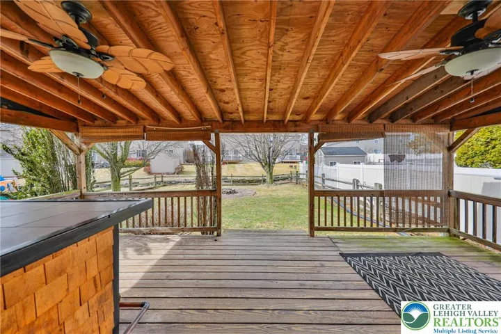 View to Spacious, Fully-Fenced Backyard