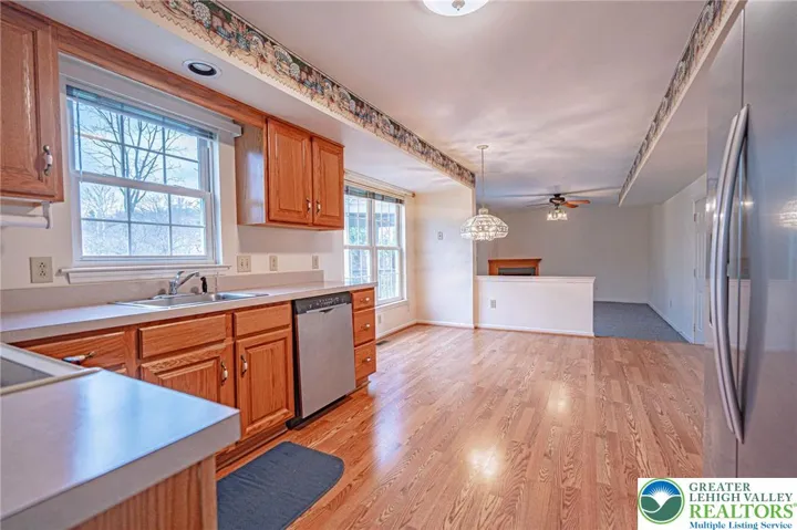 Kitchen is open to Family Room