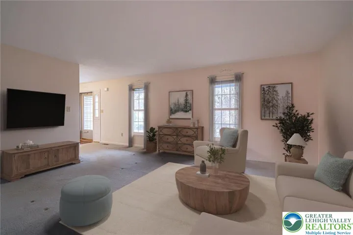 Virtually Staged Living Room
