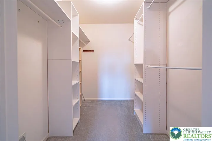 Large walk-in closet 9x6