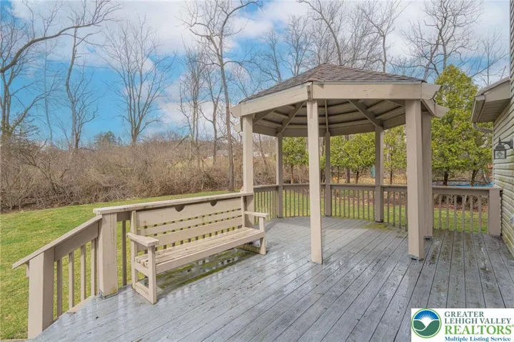 Deck with gazebo