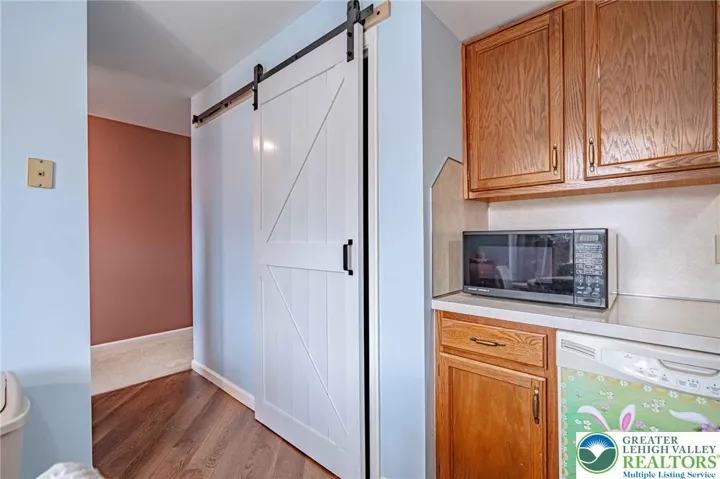 Pantry With Sliding Barn Door