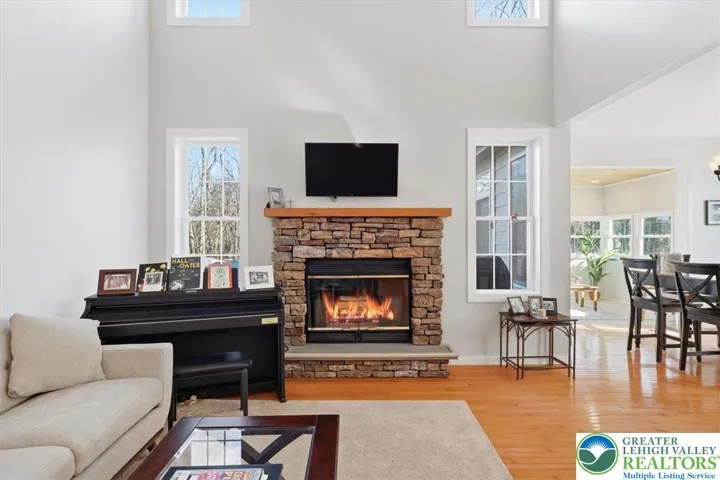 Living Room, Fireplace